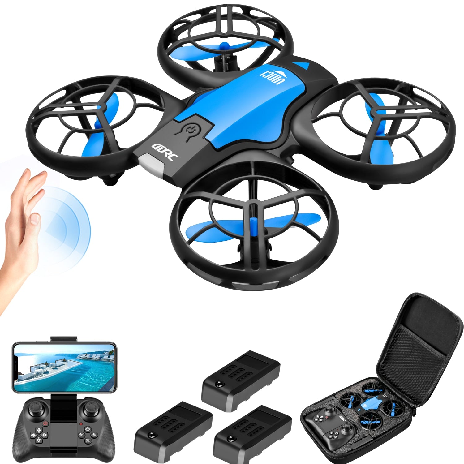 V8 New Mini Drone 4K 1080P HD Camera Drones WiFi