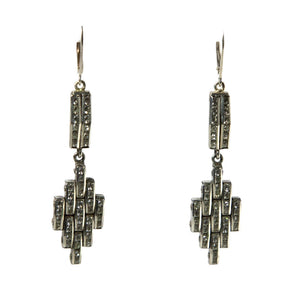 Diamanté Dangling Earrings - TruFaux Jewels