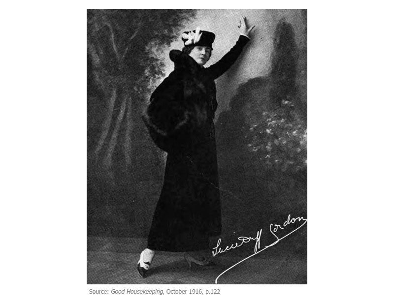 Lucile Fashion Designer  Significant Edwardian Era Couturier