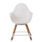 Childhome Evolu One.80° High Chair Natural / White 2 in 1 + Bumper