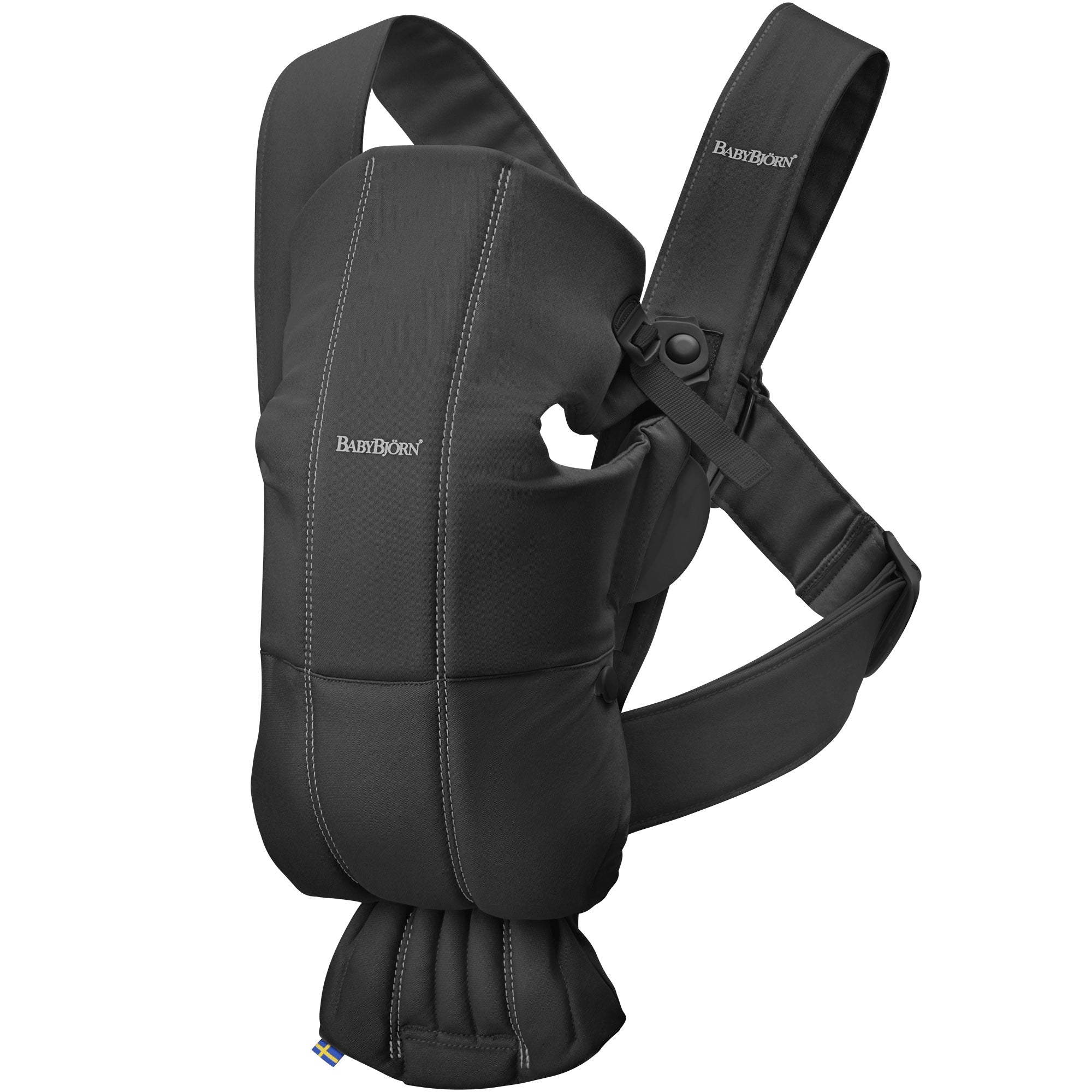 Photo 1 of BabyBjörn Baby Carrier Mini Cotton - Black