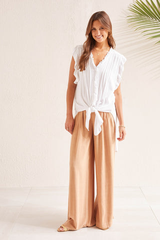 SU23 EF WIDE CROP CTTN GAUZE PANT – Tigs Store