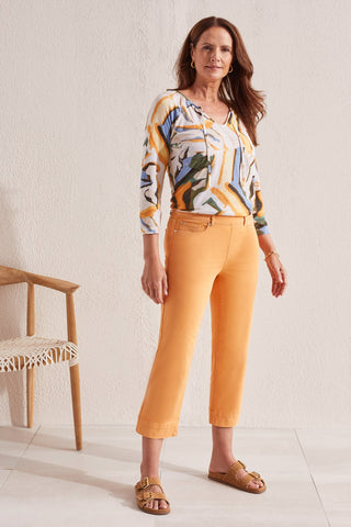 Tribal Pull-on Kick Flare Capri