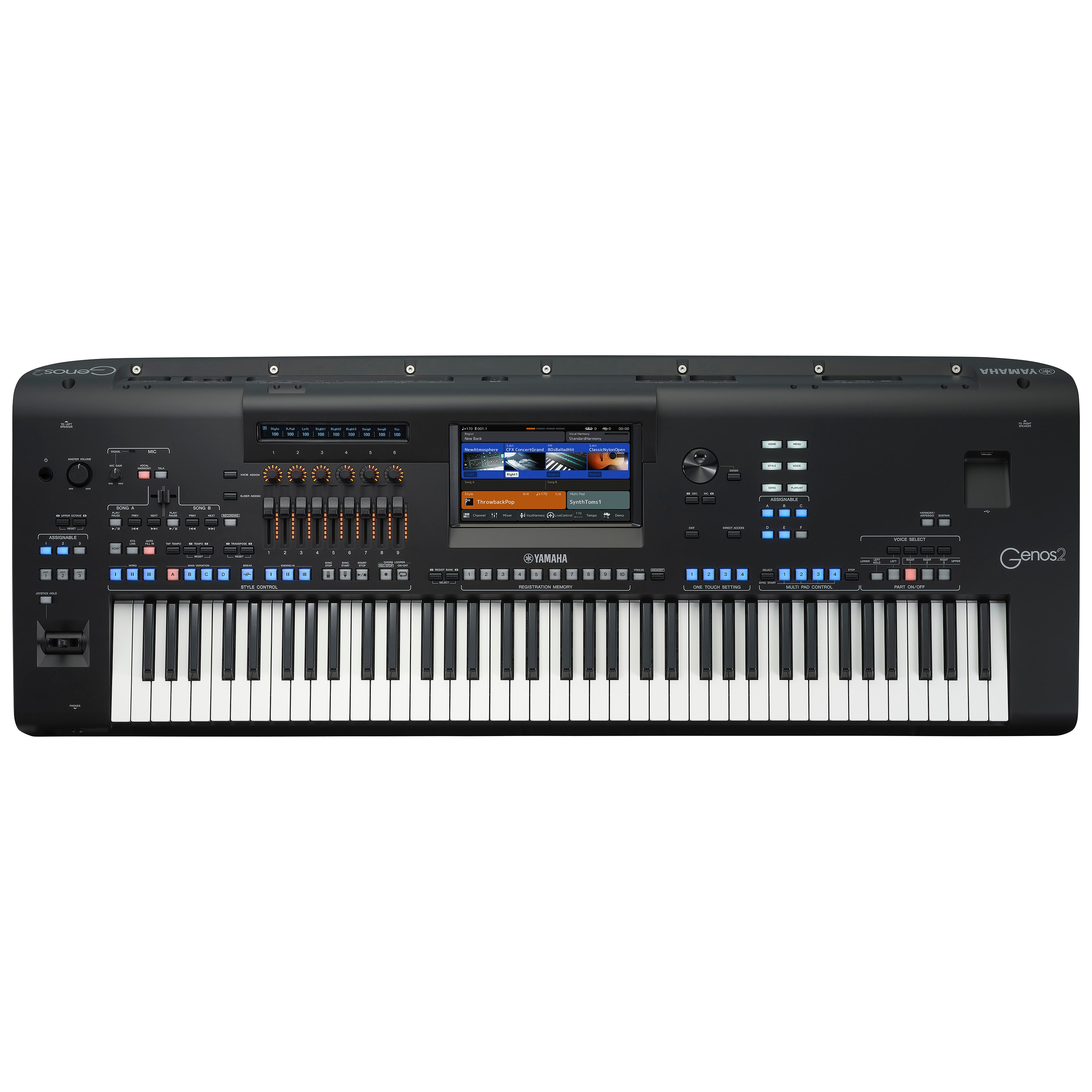 Yamaha Genos2 76-key Arranger Workstation Keyboard - Image 12