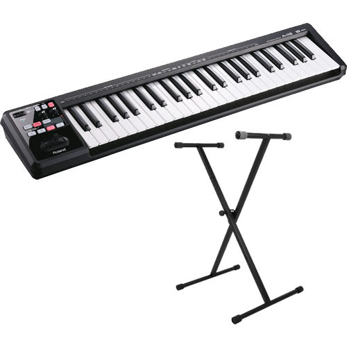 Roland A-49 MIDI Controller Keyboard - Black PERFORMER PAK – Kraft 