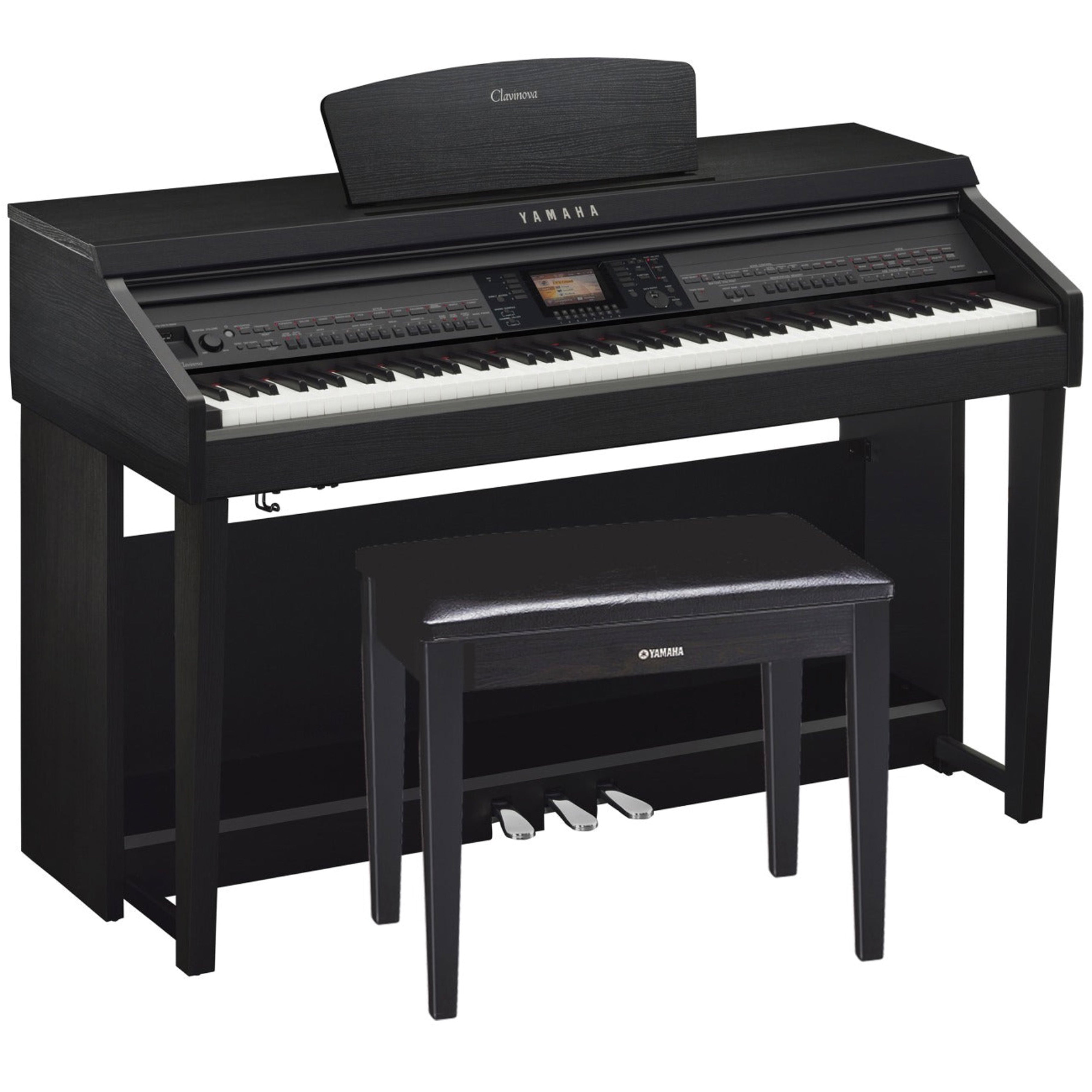 Yamaha Clavinova CVP-701 Digital Piano - Matte Black - Image 4