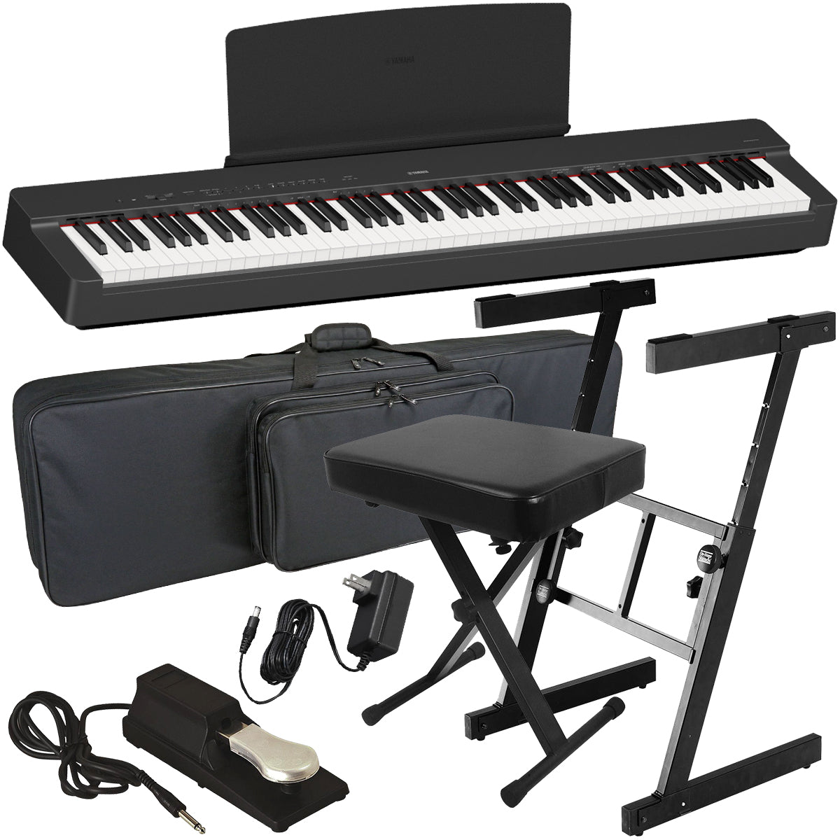 Yamaha P-225 Digital Piano - White – Kraft Music