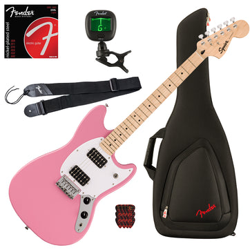 Fender Squier Sonic Mustang HH Electric Guitar Flash Pink - 0373702555