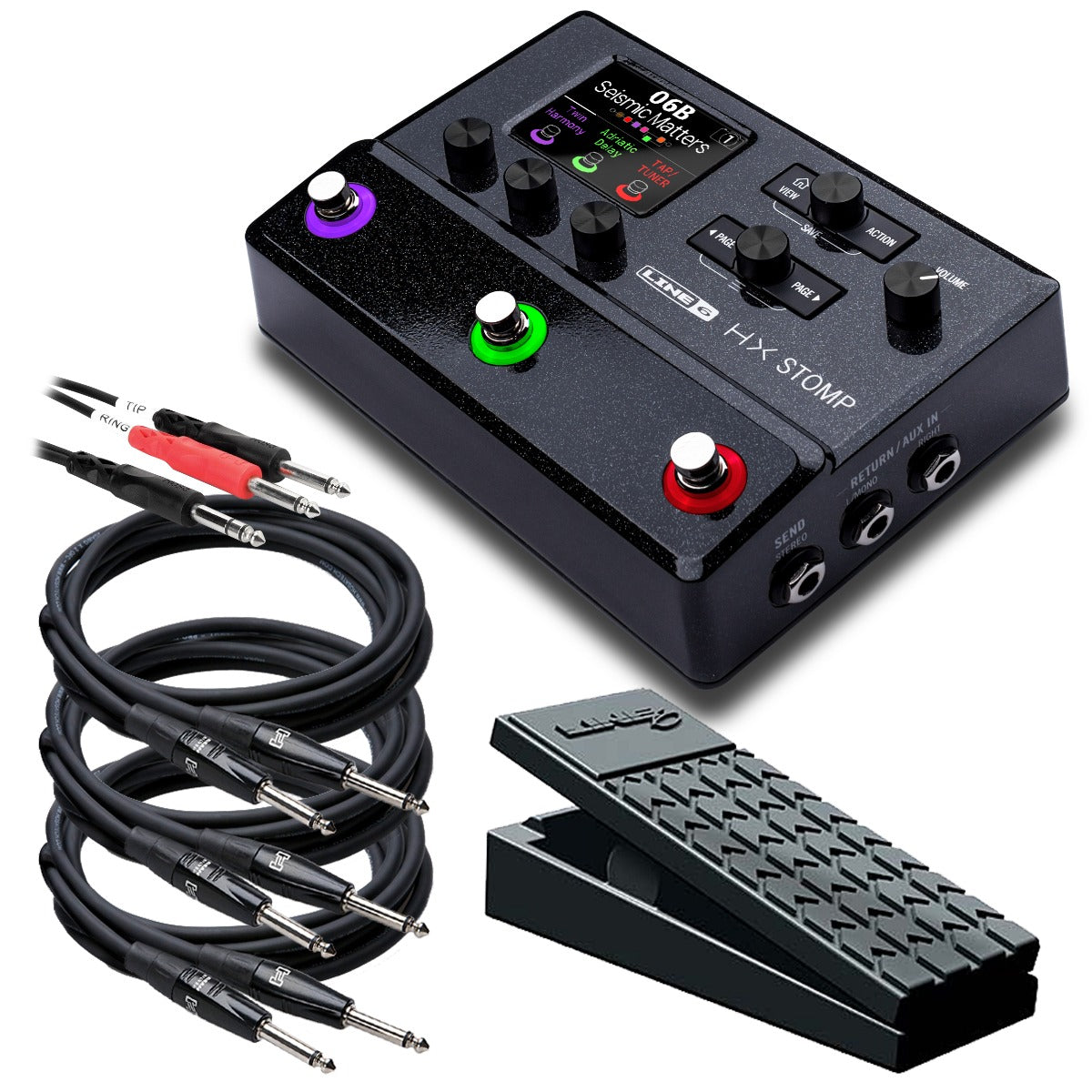 Line 6 HX Stomp Multi-Effects Processor CABLE KIT – Kraft Music