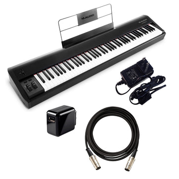 HQRP USB in-Out MIDI Interface Cable Converter PC to Music Keyboard Adapter  Cord for M-Audio Keystation 88ES 88-Key USB MIDI Keyboard Controller Plus