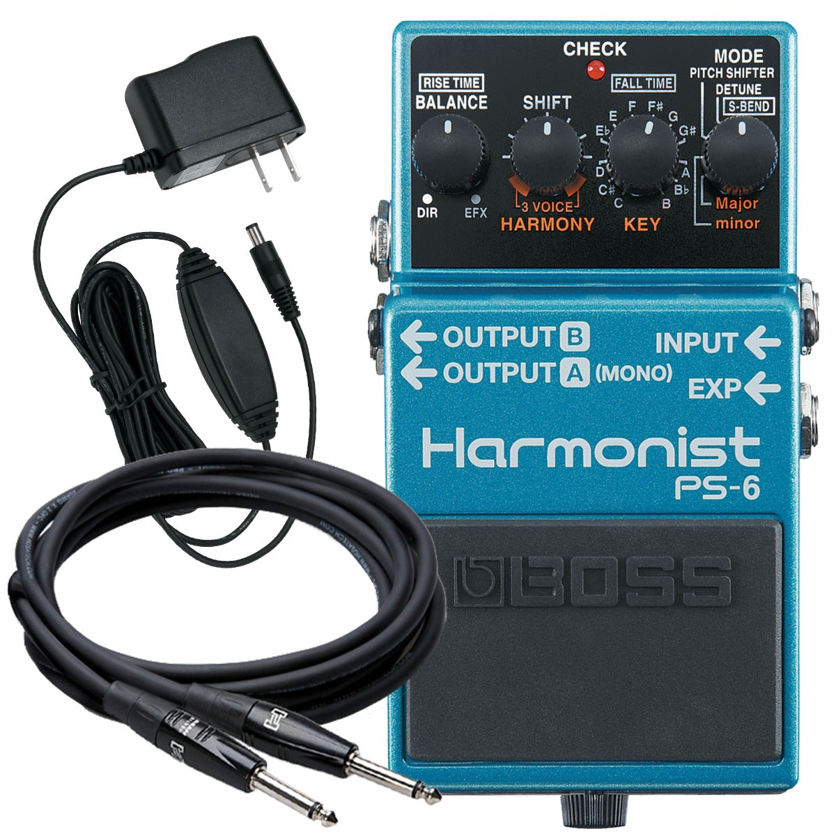 Boss PS-6 Harmonist Stompbox Guitar Pedal POWER KIT – Kraft Music