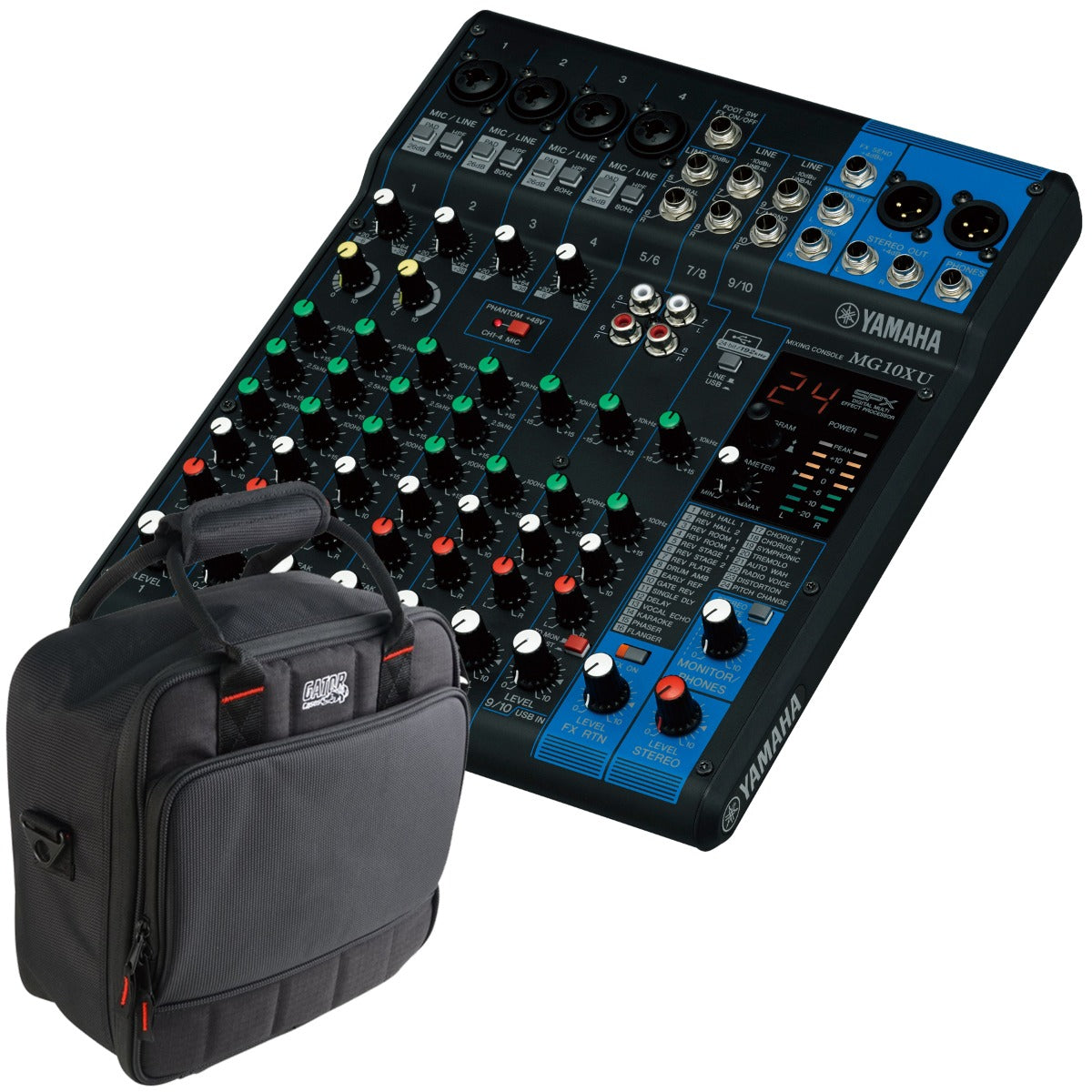 Yamaha MG10XU 10-Channel Compact Stereo Mixer and USB Audio ...