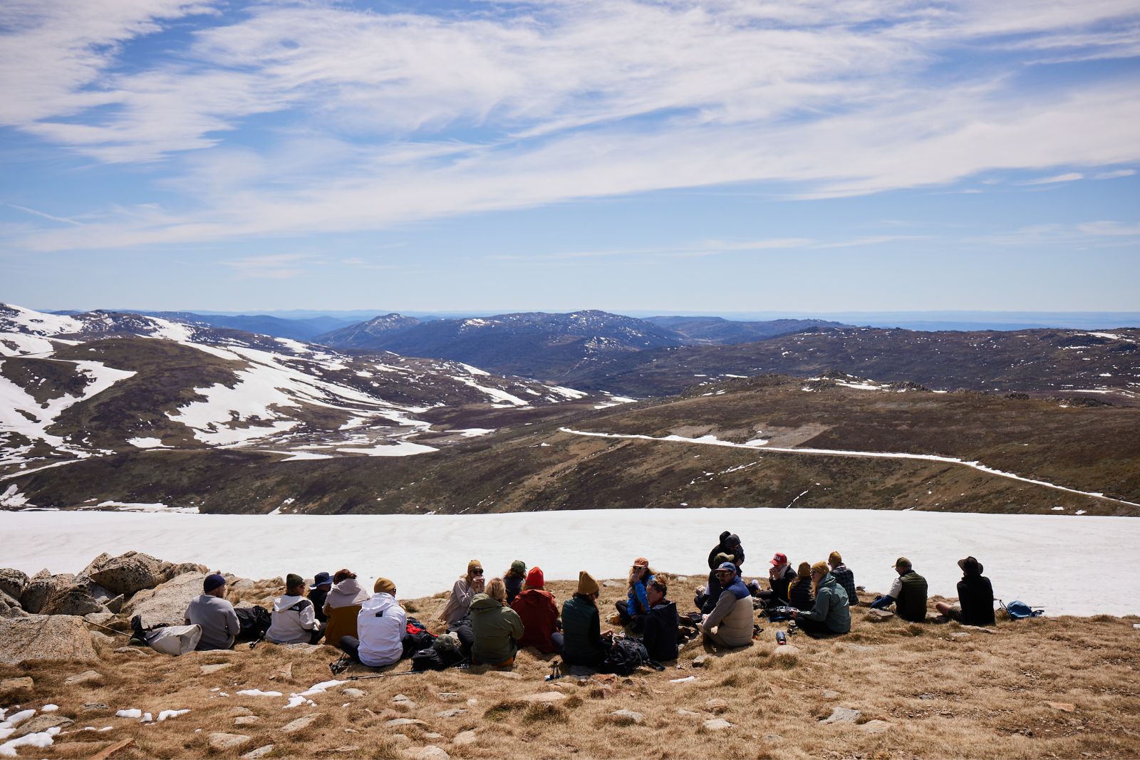 WALK FOR WILDERNESS - Lunch break Mt Kosciusko