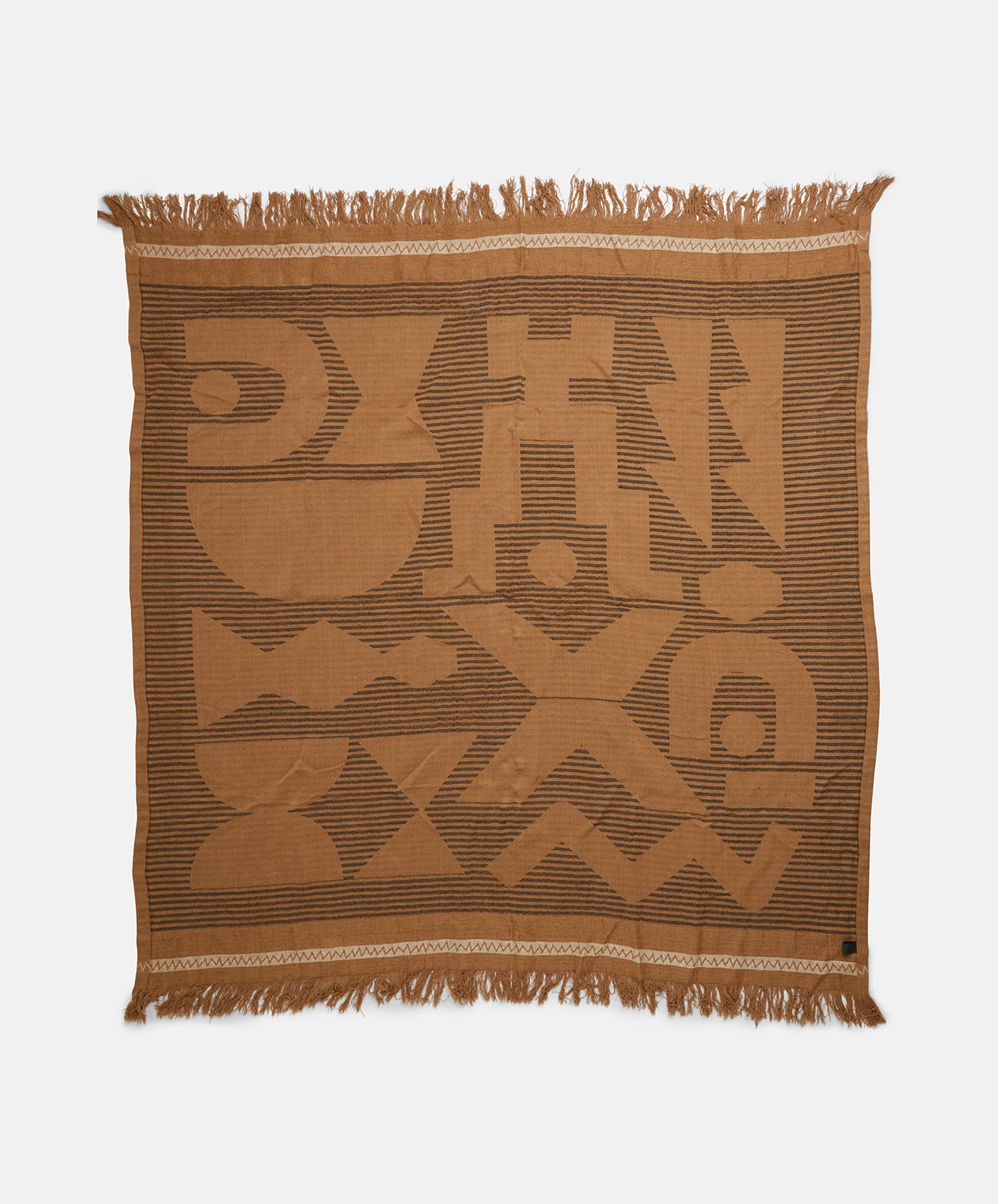 Azteca Travel Throw | Tan