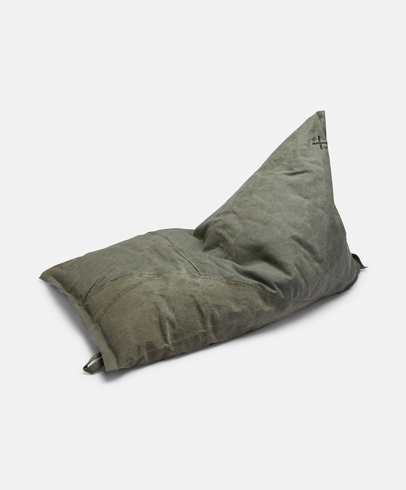 Hiked Up Bean Bag | Khaki | Up-cycled