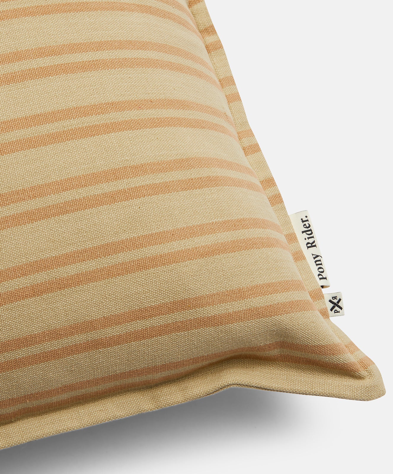 Woven Safari Striped Cushion | Light Safari