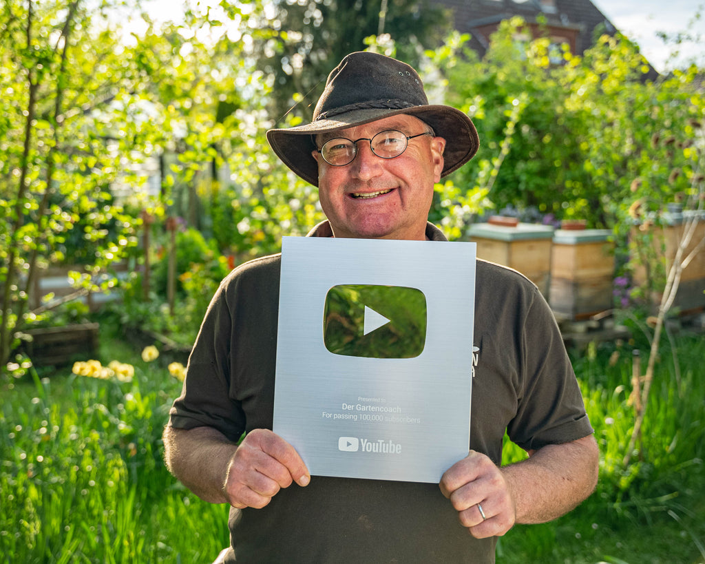 Der Gartencoach - Youtube Video Award 100.000 Follower