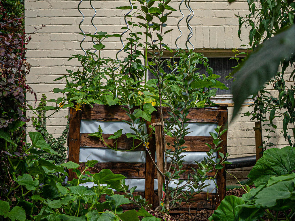 Hochbeet im Garten als Gestaltungselement