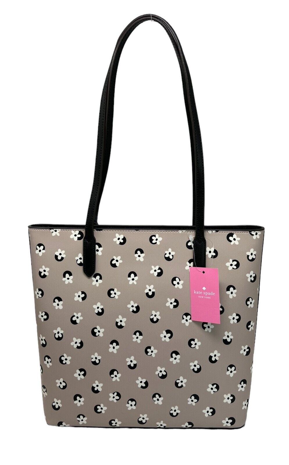 Kate Spade Jana Tote Floral Dot Print Saffiano Leather Handbag K8149 $ –  LuxyVIP