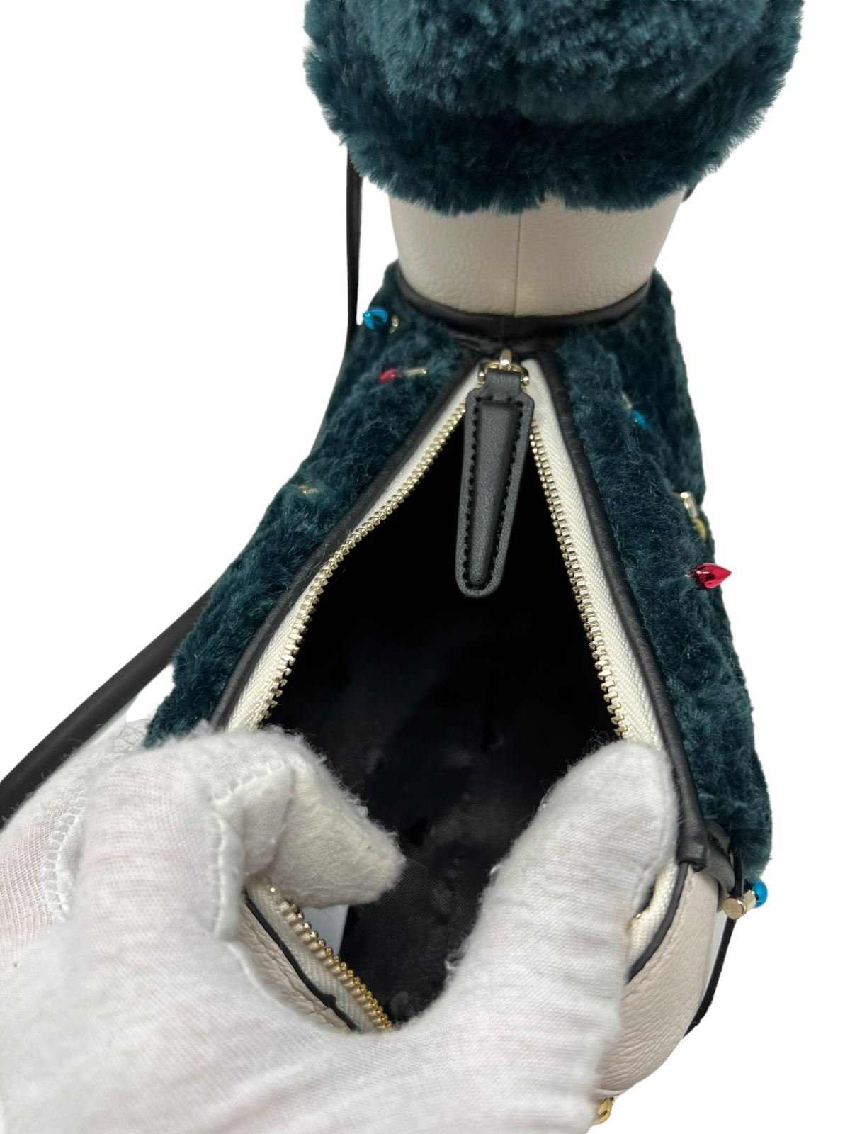 Kate Spade Dachshund Dog Green Fur Christmas Lights Claude Crossbody B –  LuxyVIP