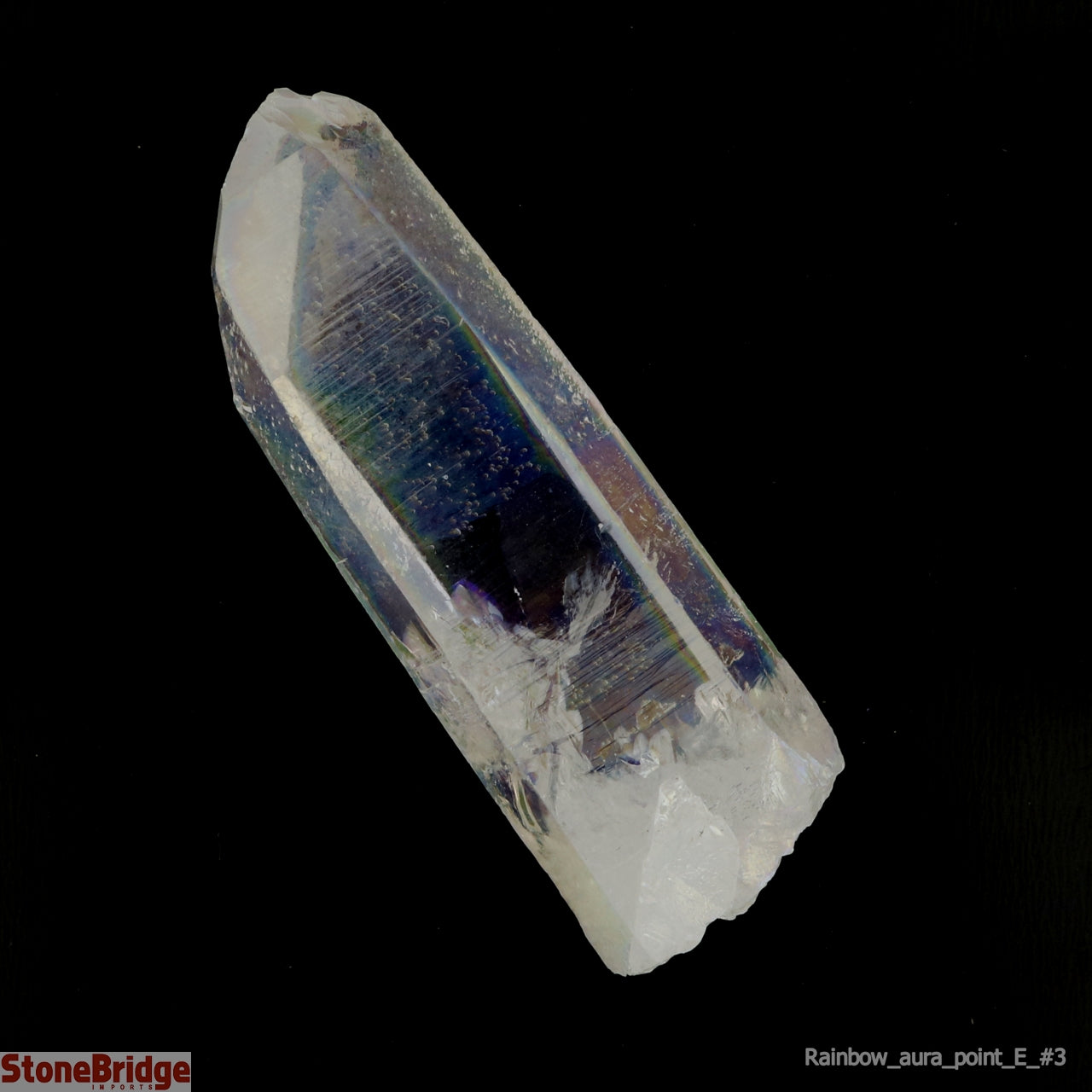 Rainbow Aura Crystal Point