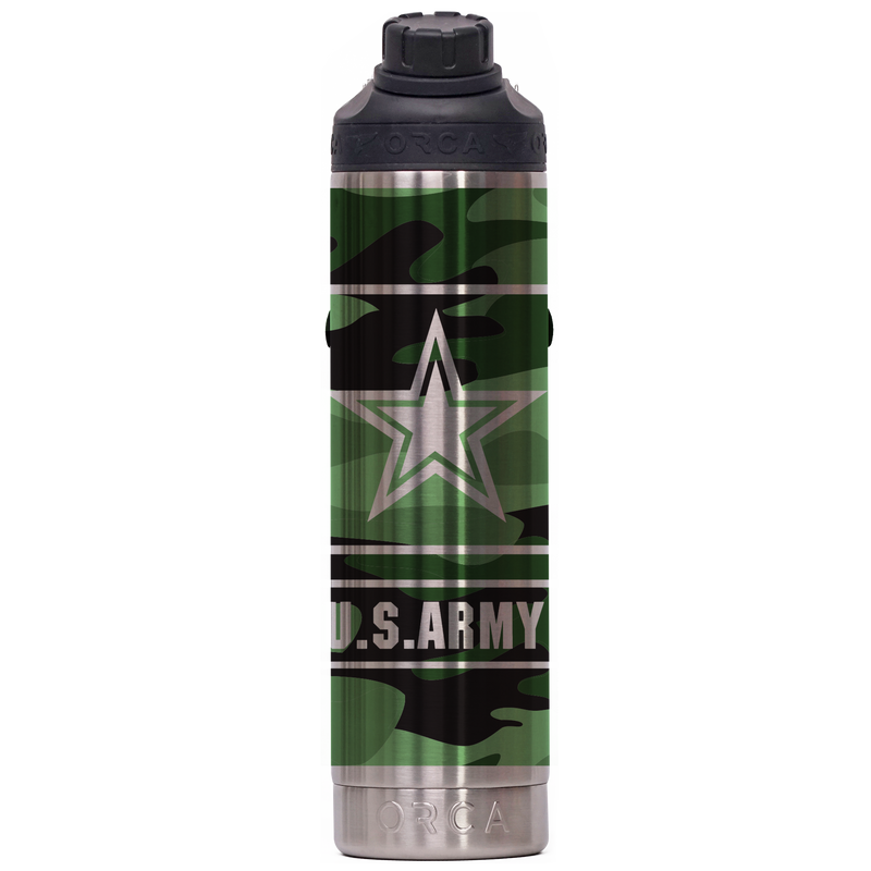 United States Army Star Bottle Cooler (Camo)