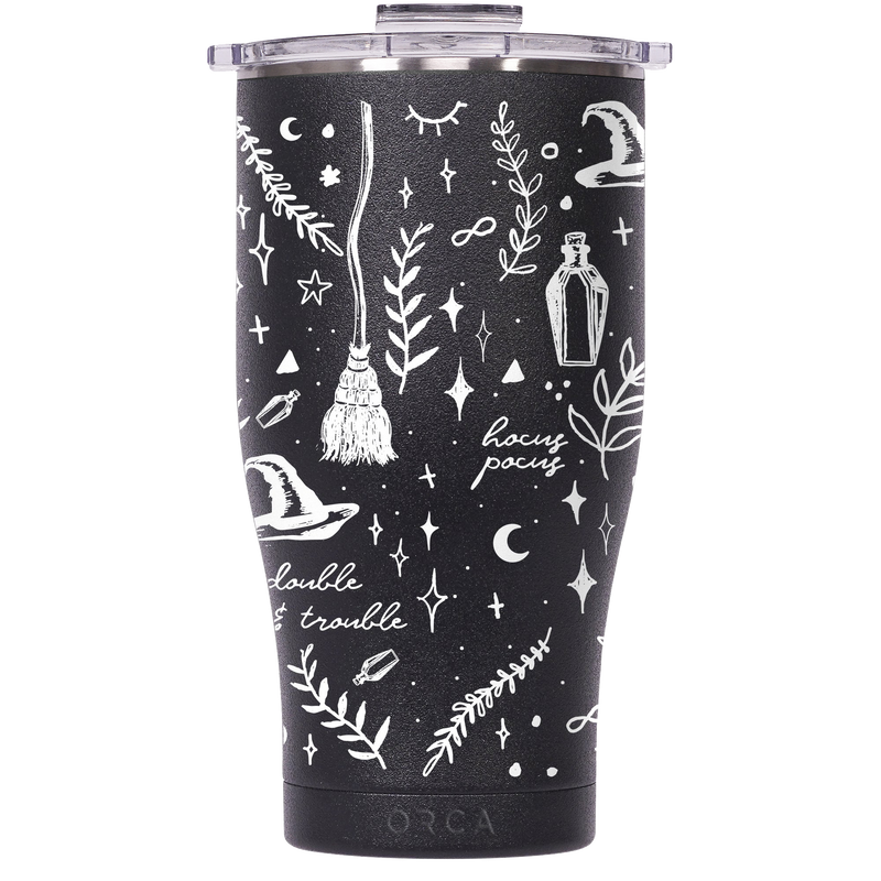 Witches Chaser in Black 27oz - Vacuum Sealed Drinkware