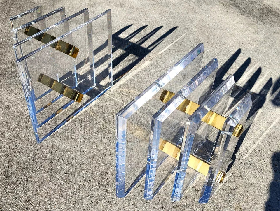 Lucite Coffee Table by Charles Hollis Jones