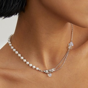 Sterling Silver Pearl Necklace