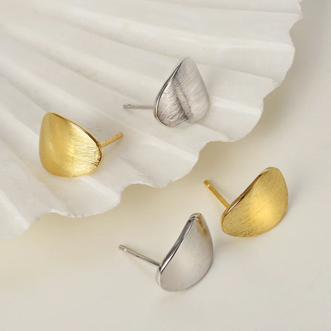 silver stud earrings