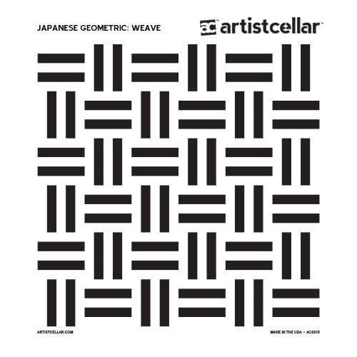 artistcellar japanese geometric series stencils