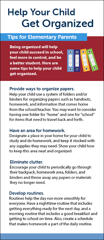 Help Your Child Get Organized