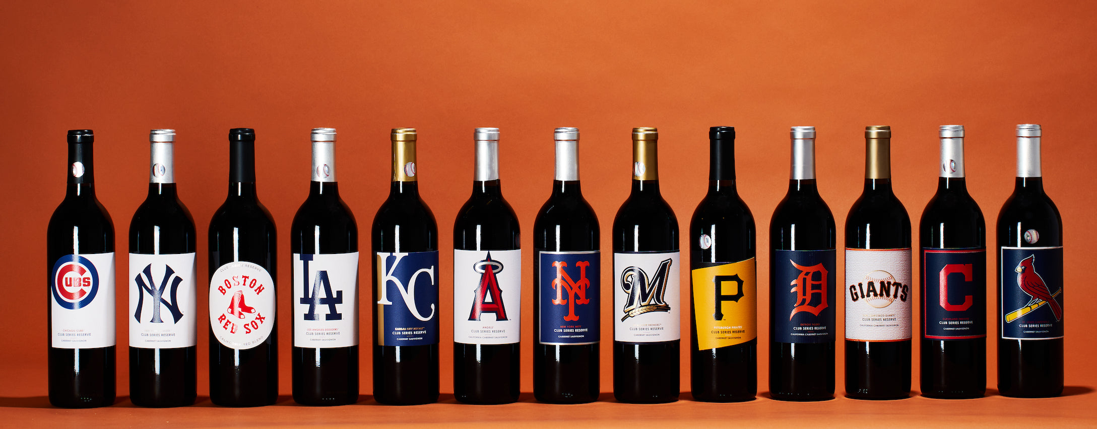 major league baseball wine bottles