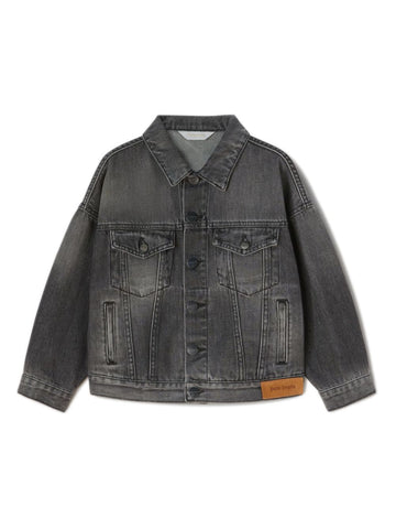 Veste en jean noir