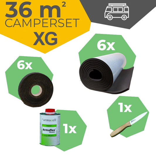 Isoliershophuber - 1,0 m²/13 mm ARMAFLEX AF/EA selbstklebende Isolierung  Kautschuk Dämmung Caravan Wohnmobil