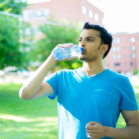 Staying hydrated to maintain energy levels during workouts.