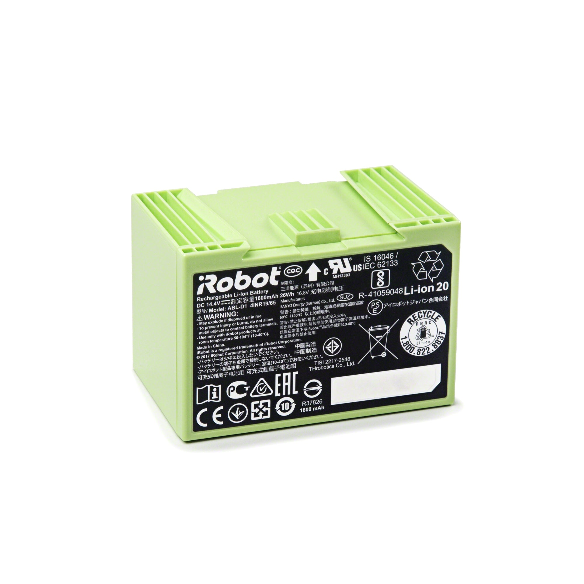 Se Roomba® e- og i-serie erstatnings batteri hos iRobot.dk