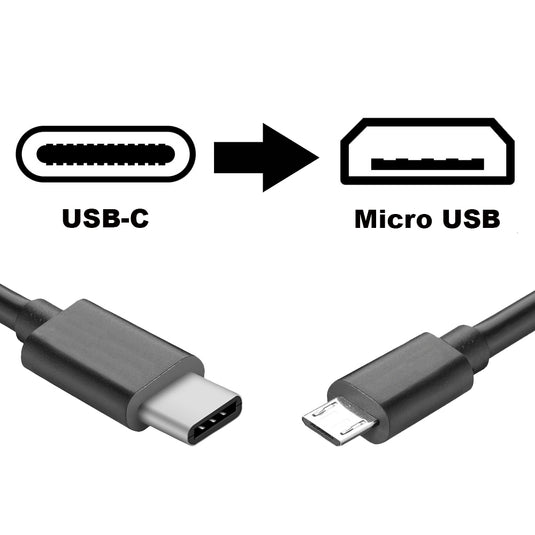 New  Basics Black 10 Feet Long USB Cable 2.0 A Male to Micro