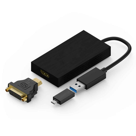 USB 3.0 to 4x HDMI Adapter - External Video & Graphics Card - USB Type-A to  Quad HDMI Display Adapter Dongle - 1080p 60Hz - Multi Monitor USB A to
