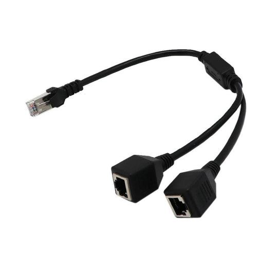 StarTech.com RJ45SPLITTER  StarTech.com Câble répartiteur RJ45 2 vers 1 -  Câble adaptateur Ethernet - 1x RJ45 (M) 2x RJ45 (F)