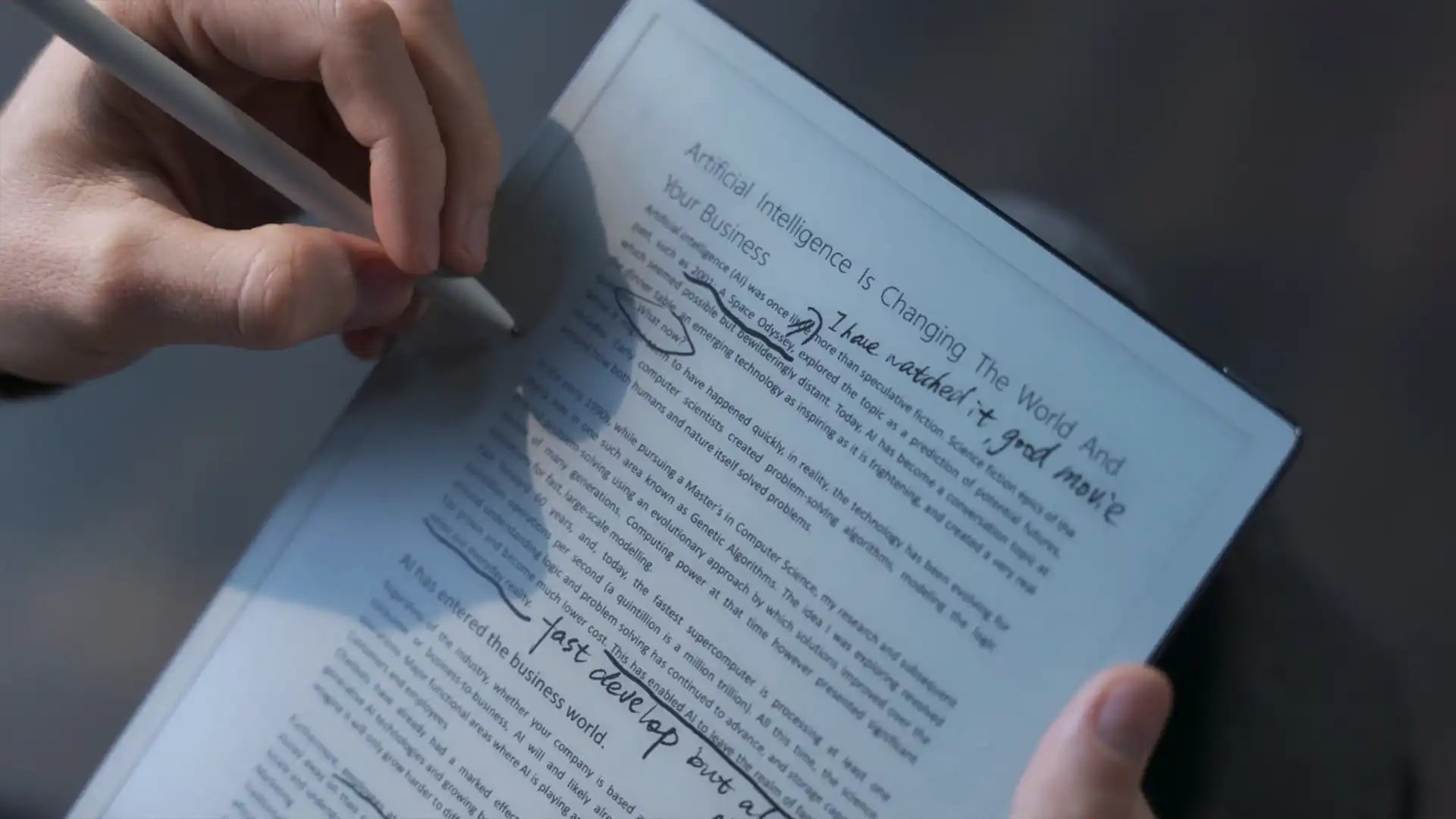Digital Handwritten Notes on Viwoods