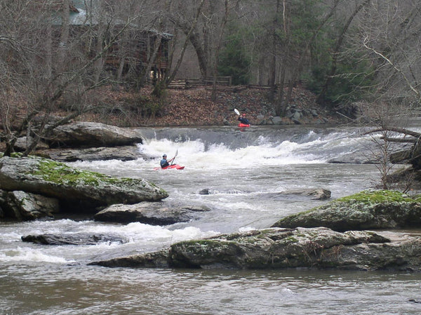 Kayakers on the Cartecay River