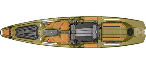 Bonafide SS127 fishing kayak