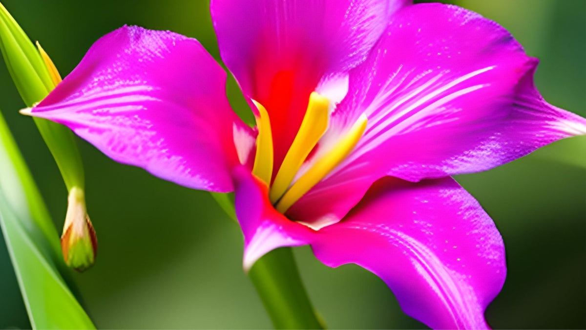 Photo of August's birth flower, the gladiolus.