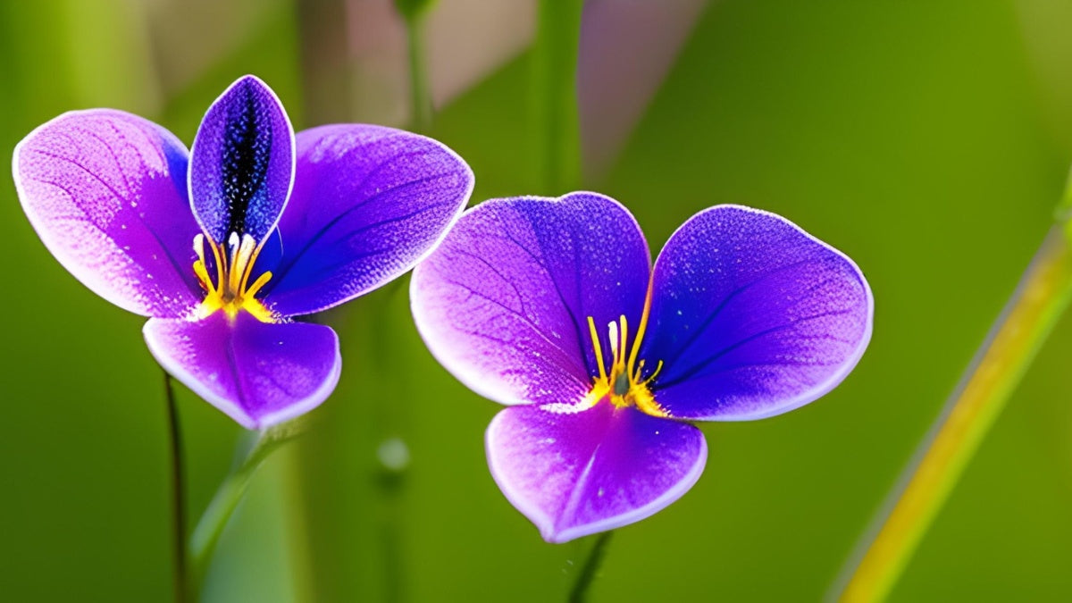 NJ State Flower Example - The Blue Violet