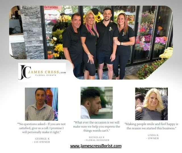 The family owners of James Cress Florist