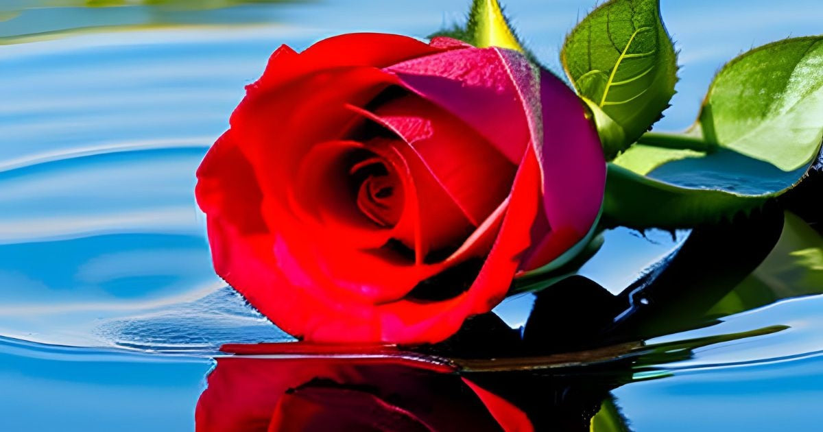 a picture of red roses