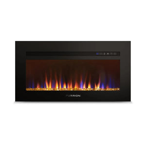 Furrion FF30SC15A-BL RV Trailer 30" Built-In Electric Fireplace Crystal - The RV Surplus - Rv Fireplace