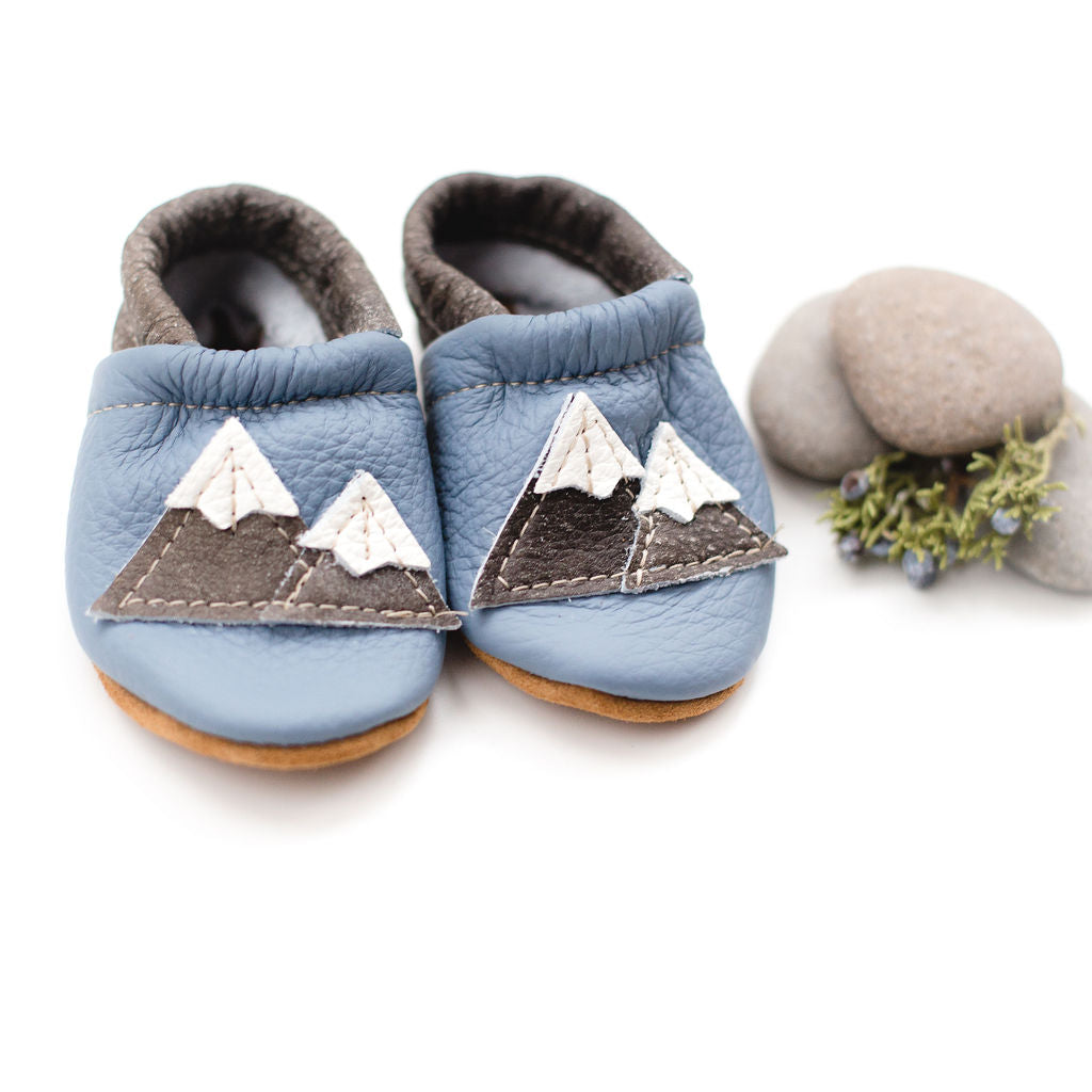 Big sky Mountains Leather Shoes Moccs 