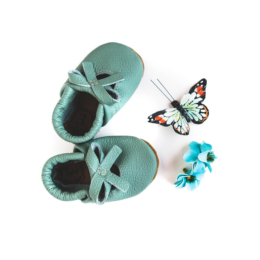 Mint BALLET BOW FLATS Baby and Toddler– Starry Knight Design